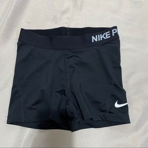 Nike pro black shorts size small